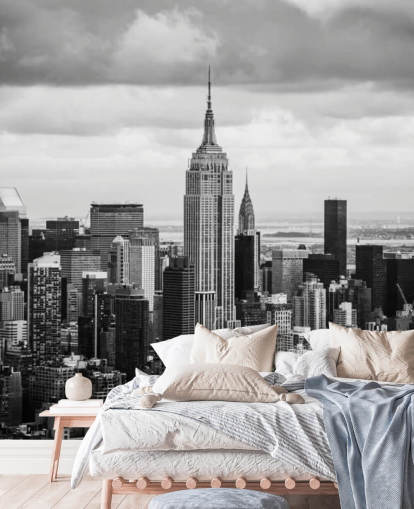 Black and White New York Skyline Wallpaper Black and White New York Skyline Wallpaper