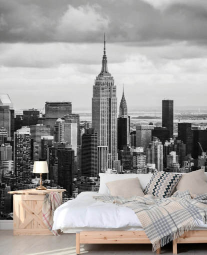 Black and White New York Skyline Wallpaper Black and White New York Skyline Wallpaper