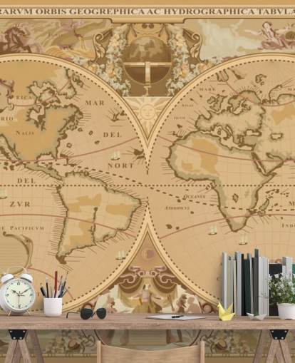 antique style global map wallpaper antique style global map wallpaper