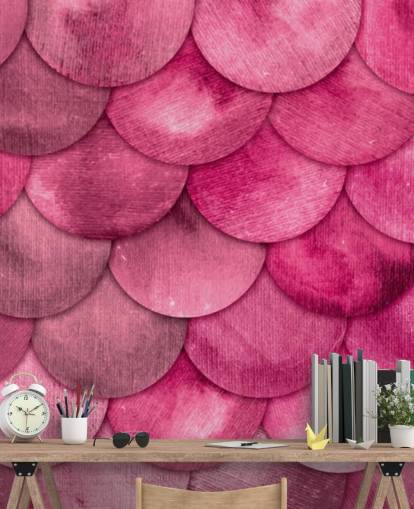 papier peint écailles sirène rose papier peint écailles sirène rose