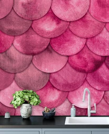 papel pintado de escamas de sirena rosa papel pintado de escamas de sirena rosa