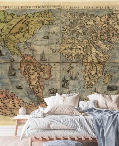 Mural de pared Mapa del mundo antiguo