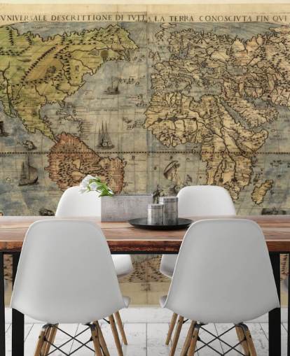 Mural de pared Mapa del mundo antiguo