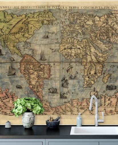 Map of Ancient World Wall Mural