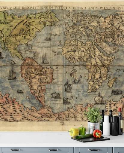 Map of Ancient World Wall Mural