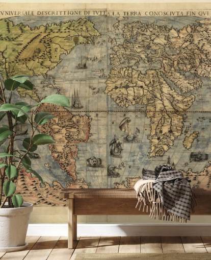 Map of Ancient World Wall Mural