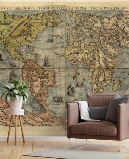 Map of Ancient World Wall Mural