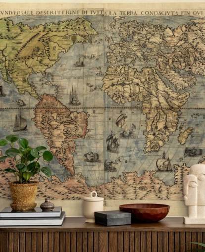 Mural de pared Mapa del mundo antiguo
