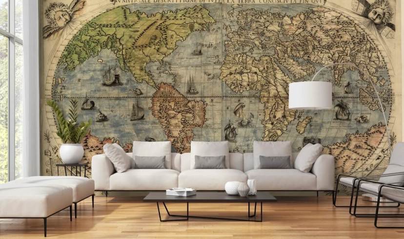 Map of Ancient World Wall Mural