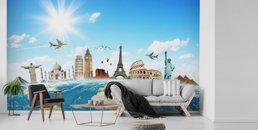 Travel Wallpaper & Wall Murals | Wallsauce UK