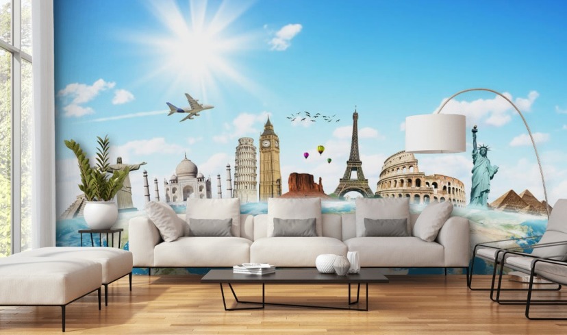 Travel Wallpaper & Wall Murals | Wallsauce UK