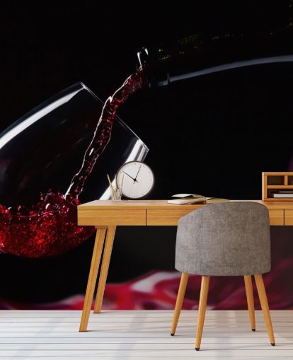 Rött vin i glas Bakgrund