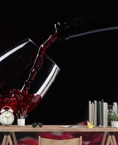 Red Wine in Glass Wallpaper Red Wine in Glass Wallpaper