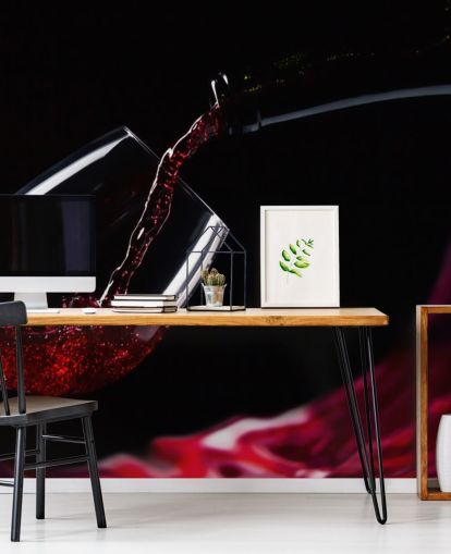 Red Wine in Glass Wallpaper Red Wine in Glass Wallpaper