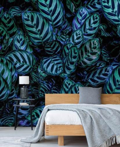 Papel pintado Hoja rayada Papel pintado Hoja rayada