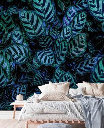 Papel pintado Hoja rayada