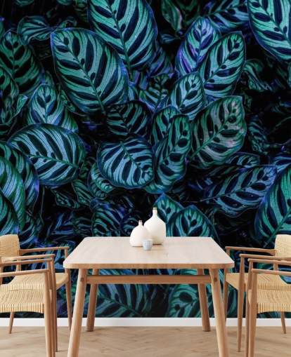 Papel pintado Hoja rayada