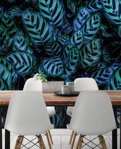 Striped Leaf Wallpaper Striped Leaf Wallpaper