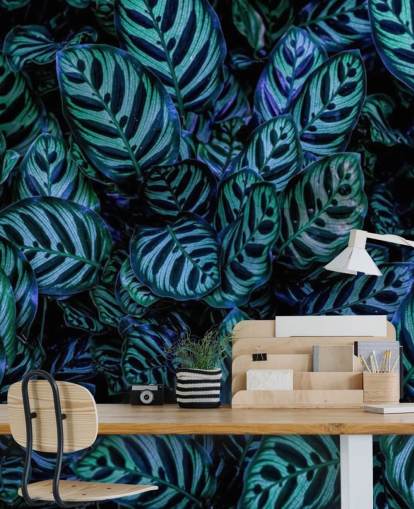 Papel pintado Hoja rayada Papel pintado Hoja rayada