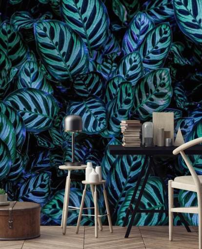 Papel pintado Hoja rayada