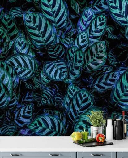 Papel pintado Hoja rayada