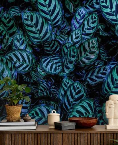 Papel pintado Hoja rayada Papel pintado Hoja rayada