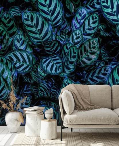 Papel pintado Hoja rayada Papel pintado Hoja rayada