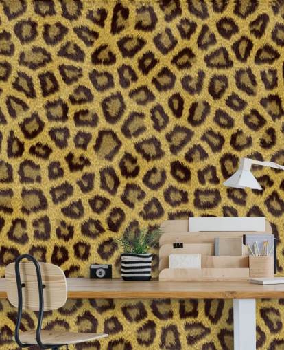 Leopard Print Veggmaleri Leopard Print Veggmaleri