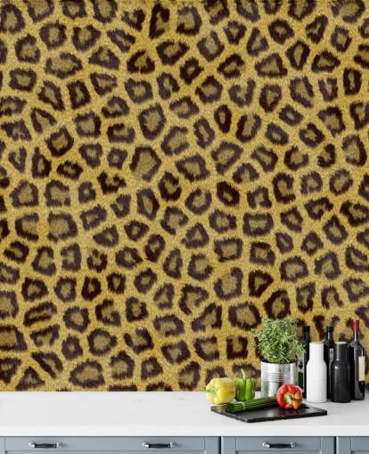 Leopard Print Vægmaleri Leopard Print Vægmaleri