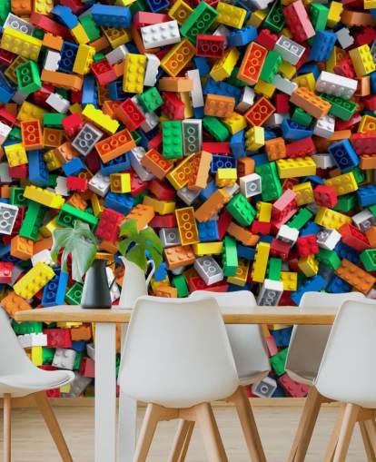 pile of toy bricks wallpaper