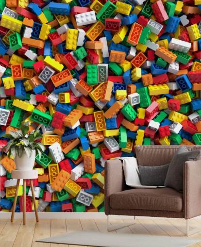 pile of toy bricks wallpaper