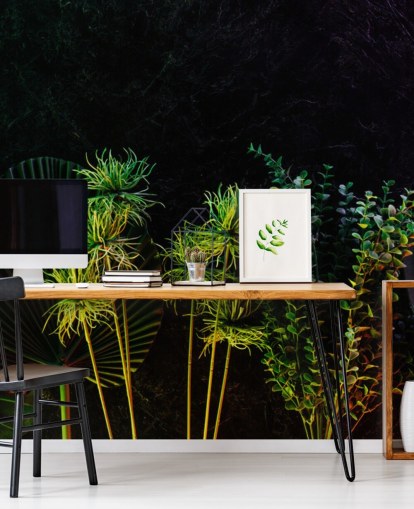 Moonlit Tropiske planter