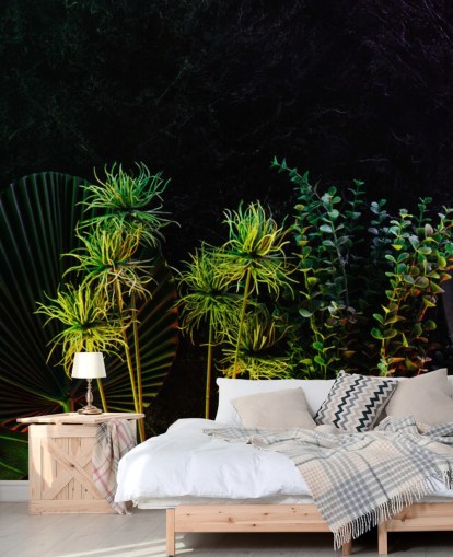 Moonlit Tropiske Planter