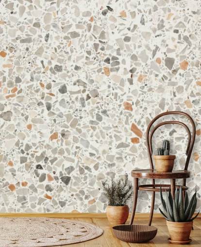 Grey, Brown and White Wallpaper