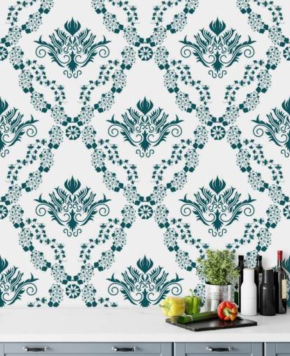 vintage white and teal pattern wallpaper vintage white and teal pattern wallpaper