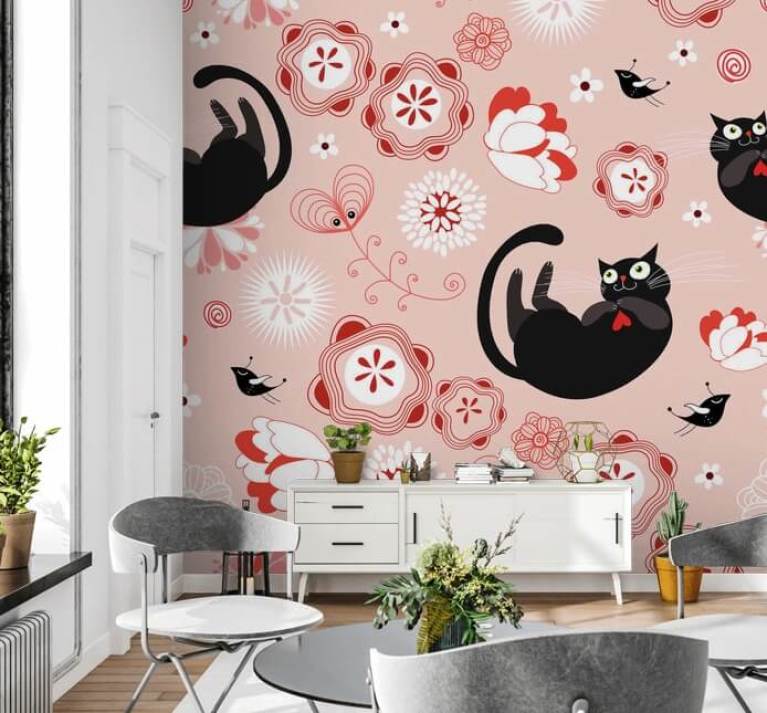 Cat Wallpaper & Wall Murals | Wallsauce US
