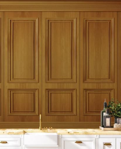 natural wood panel wallpaper