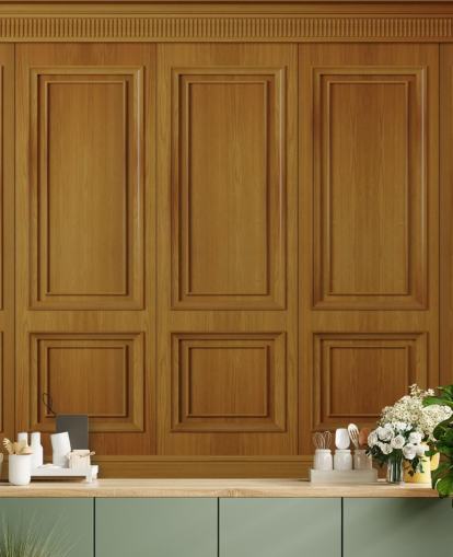 naturlig tre panel tapet