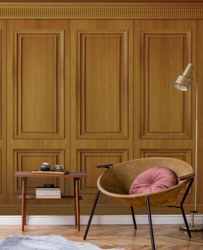 naturtræ panel tapet