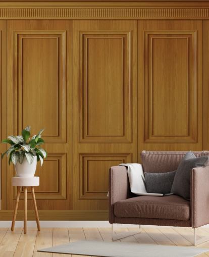 naturtræ panel tapet