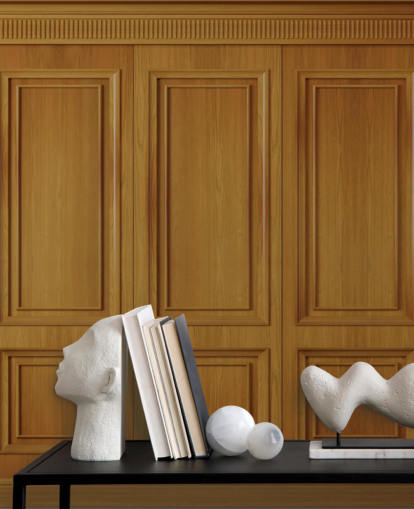 papier peint en bois naturel