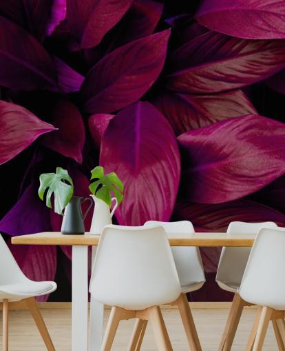 Purple Leaves Jungle Behang Purple Leaves Jungle Behang