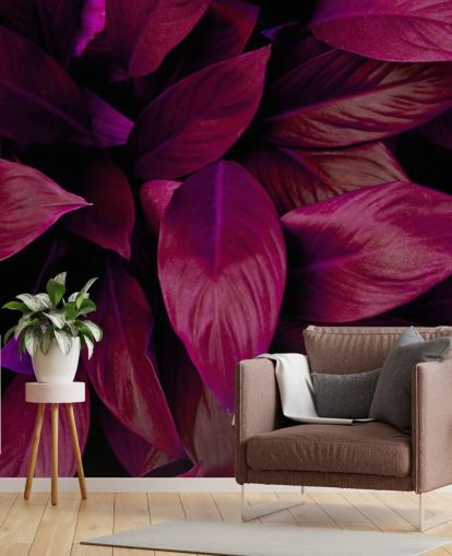 Purple Leaves Jungle Wallpaper Purple Leaves Jungle Wallpaper