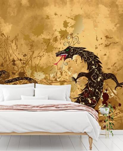 Rustic Dragon Wallpaper