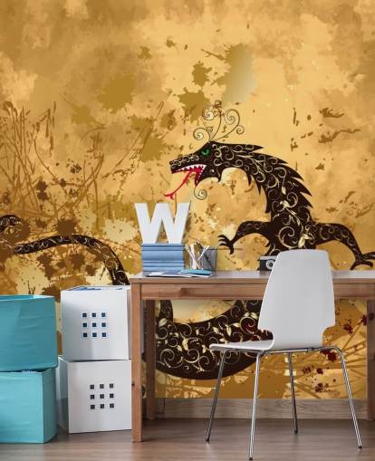 Rustikk Dragon Bakgrunn