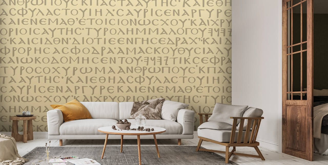 Écriture transparente Murale Écriture transparente Papier peint