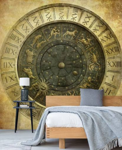 old clock behang old clock behang