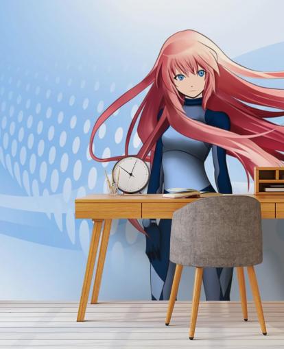 red haired anime girl wallpaper