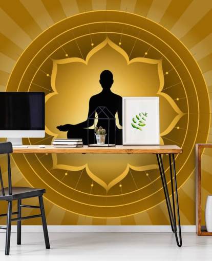 Yoga - Lotus Meditation Baggrund
