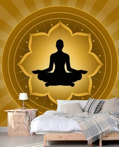 Yoga - Lotus Meditasjon Bakgrunn